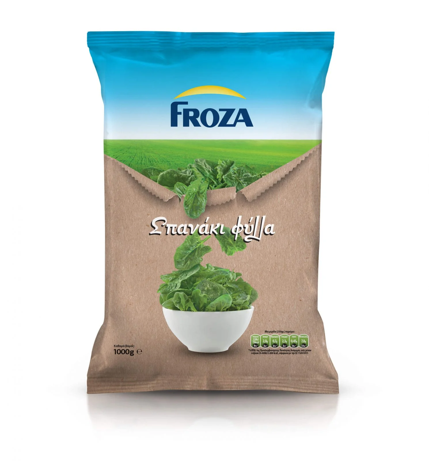 FROZA syskevasia spanaki