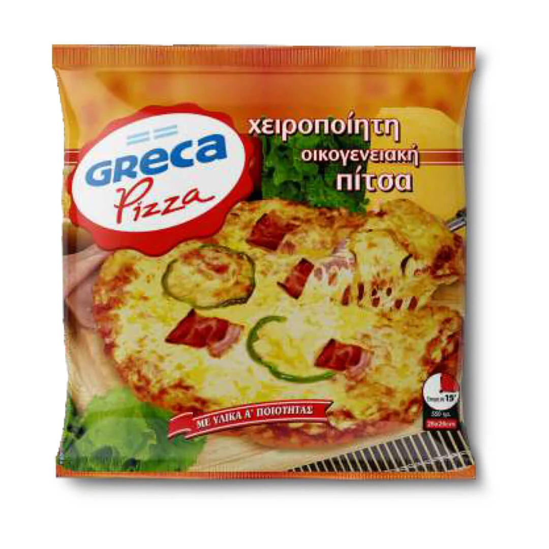GRECA PIZZA oikogeneiaki pizza