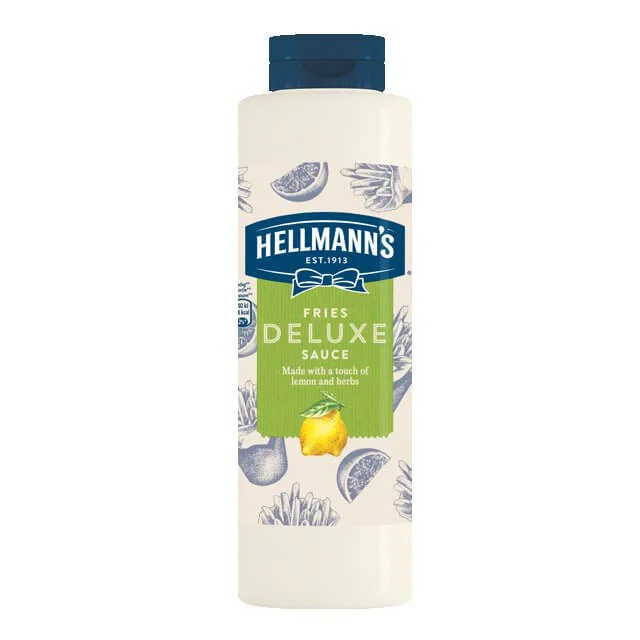 HELLMANS fries deluxe sauce