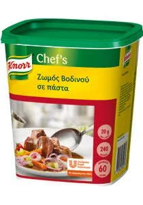 KNORR zomos vodinou se pasta