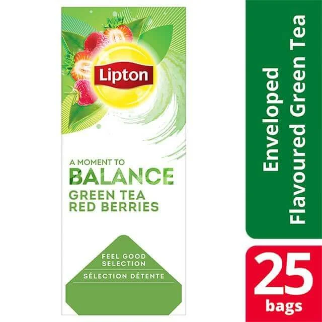 LIPTON fakelakia prasino tsai kokkina moura